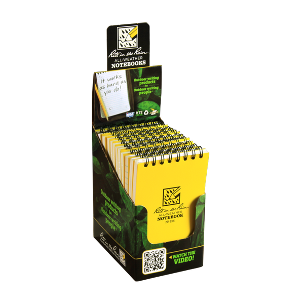 Pocet spiralhefte Ruteark 7,6 x 12,7 cm 